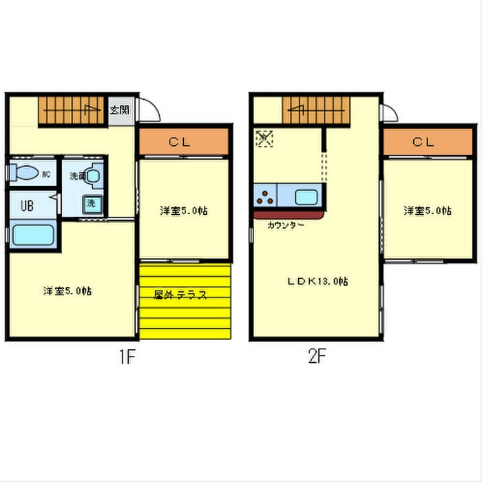 間取り図 アンソレイエ和泉中央