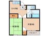 Ｂ．ビレッジ 2DKの間取り