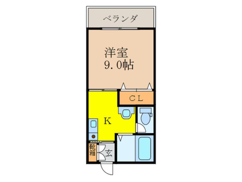 間取図 レジデンス川久パ－トⅠ