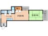 メゾン２１ 2DKの間取り