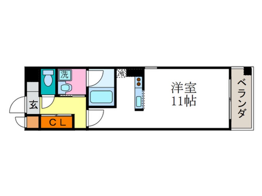 間取図 グランコスモ河原町