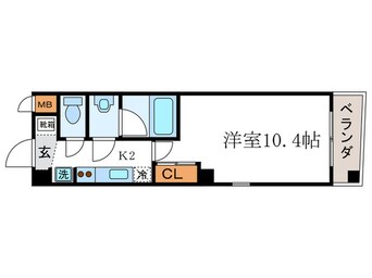 間取図 グランコスモ河原町