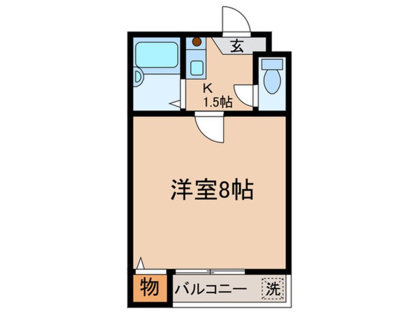 間取図 ヴィラ東海１６号館