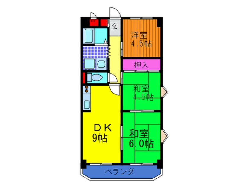 間取図 アメニティＫ.Ｓ