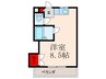 大住協栄ハイツ 1Rの間取り