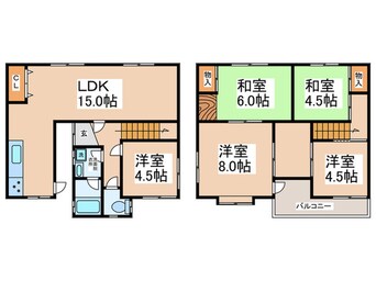 間取図 借家