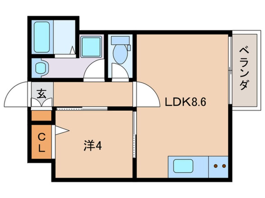 間取図 フォース桂