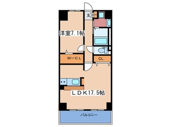 間取図 エスヴェール北梅田