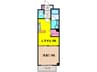 リヴェ－ル 1LDKの間取り
