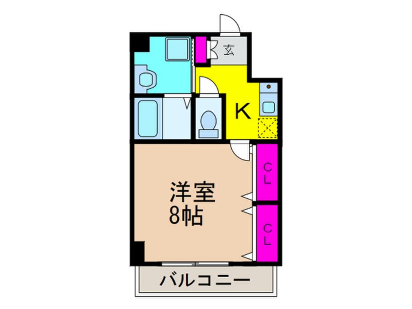 間取図 プレステ－ジ１ｓｔ