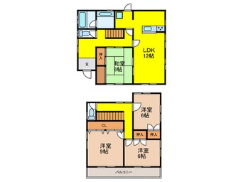 間取図 中山台戸建Ⅰ