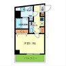 Celeb布施東 1Kの間取り