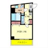 Celeb布施東 1Kの間取り