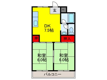 間取図 駅前コーポラス