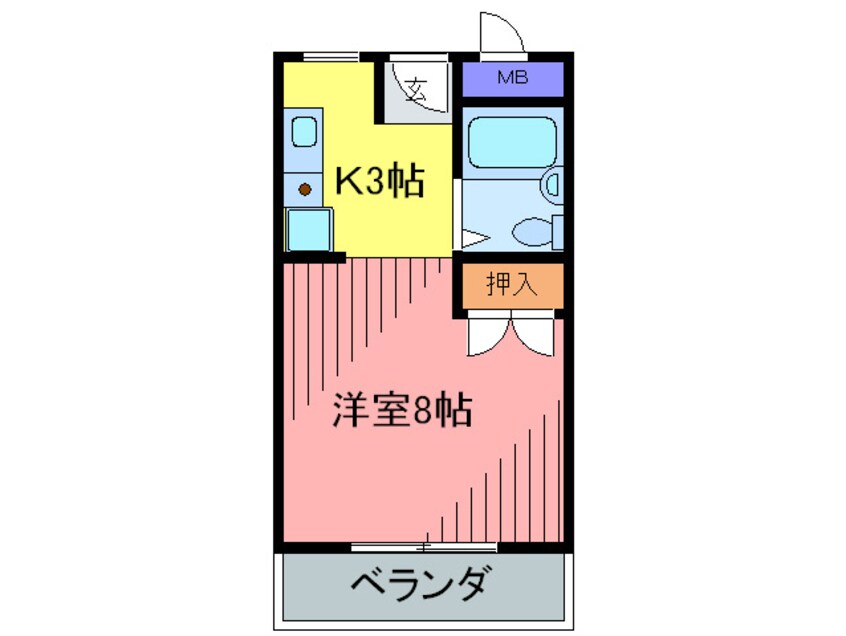 間取図 天神リバ－サイドマンション