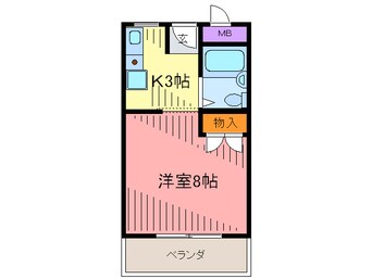 間取図 天神リバ－サイドマンション