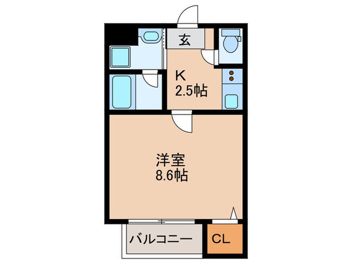 間取り図 ソリティア桃谷