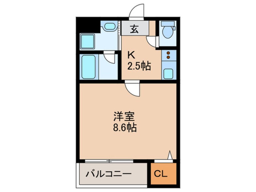 間取図 ソリティア桃谷