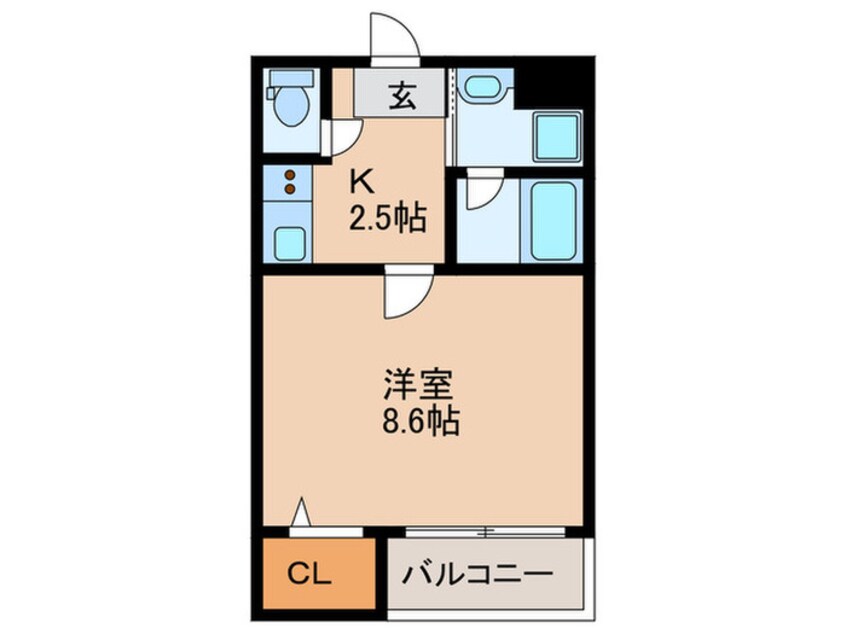 間取図 ソリティア桃谷