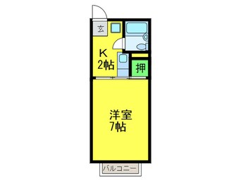 間取図 グリーンハイツ山中