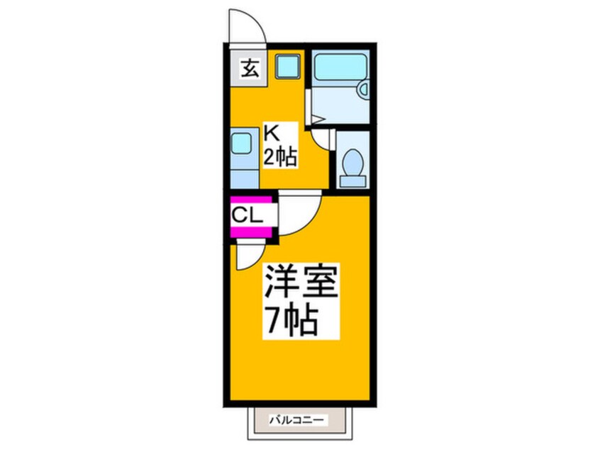 間取図 グリーンハイツ山中