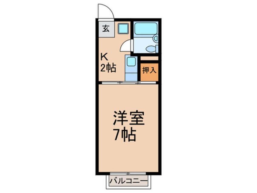 間取図 グリーンハイツ山中