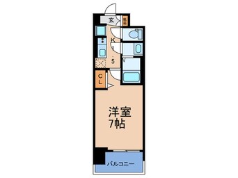 間取図 ﾌﾟﾚｻﾝｽ大国町ｱﾄﾞﾛｯｿ(1309)