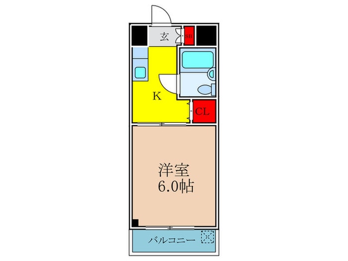 間取り図 ＫＡＭＩＴＡＮＩ緑地公園１１