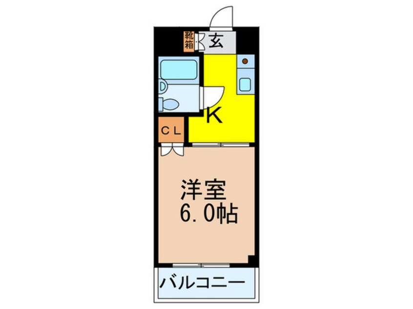 間取図 ＫＡＭＩＴＡＮＩ緑地公園１１