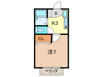 間取図 シ－ドル甲東園