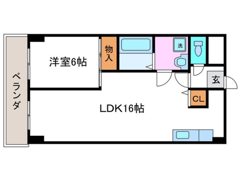 間取図 レジデンス桂川