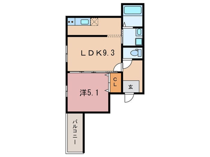 間取り図 フジパレス西宮津門Ⅱ番館