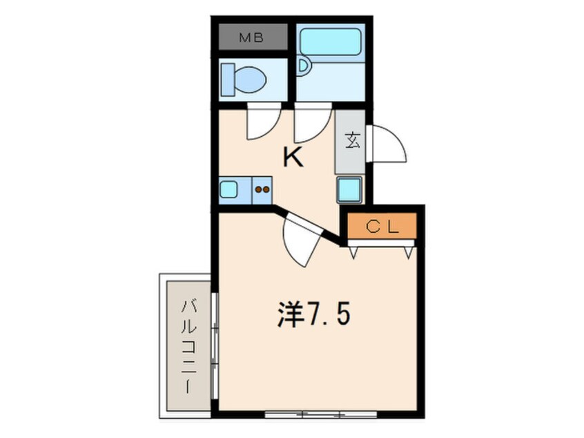 間取図 アコルデパルク三宮