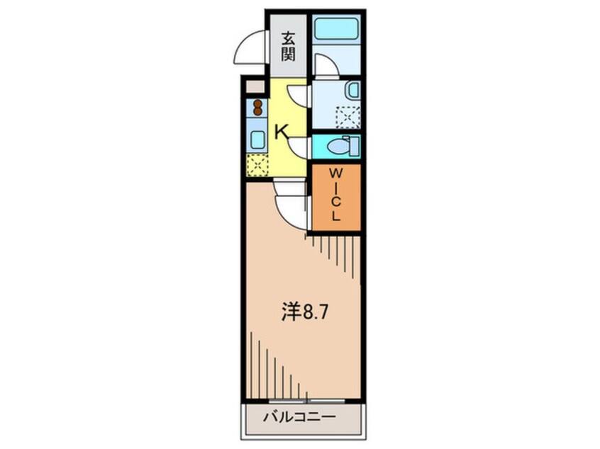 間取図 フジパレス夙川江上町