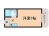 レジナス瀬田 1Kの間取り