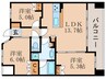 ｳﾞｪﾘﾃ・ﾗｳﾛ山科音羽川（３０８） 3LDKの間取り