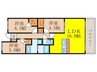 プラウドシティ新大阪(1404) 3LDKの間取り