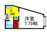 さくらコーポ 1Kの間取り