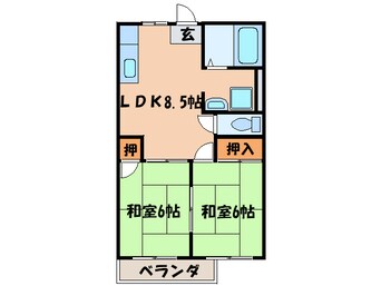 間取図 ハイツタイガ－