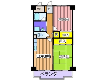 間取図 城東グリ－ンマンション（南棟）