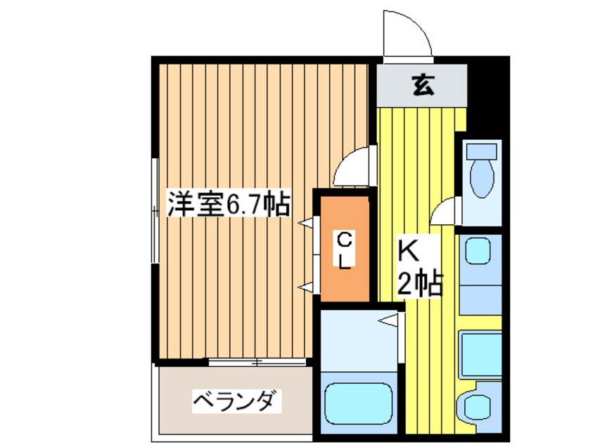 間取図 アイファ－スト緑橋