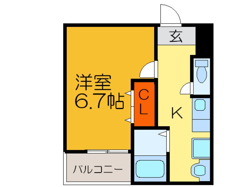 間取図 アイファ－スト緑橋