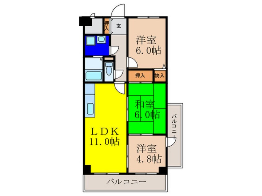 間取図 イントラ－ダ９７