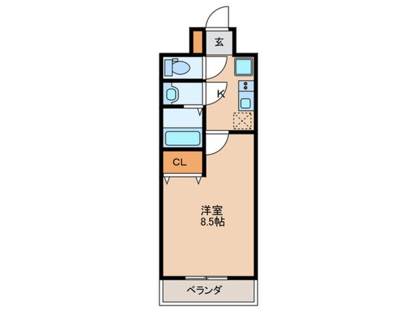 間取図 スプランデッィッド京橋EAST