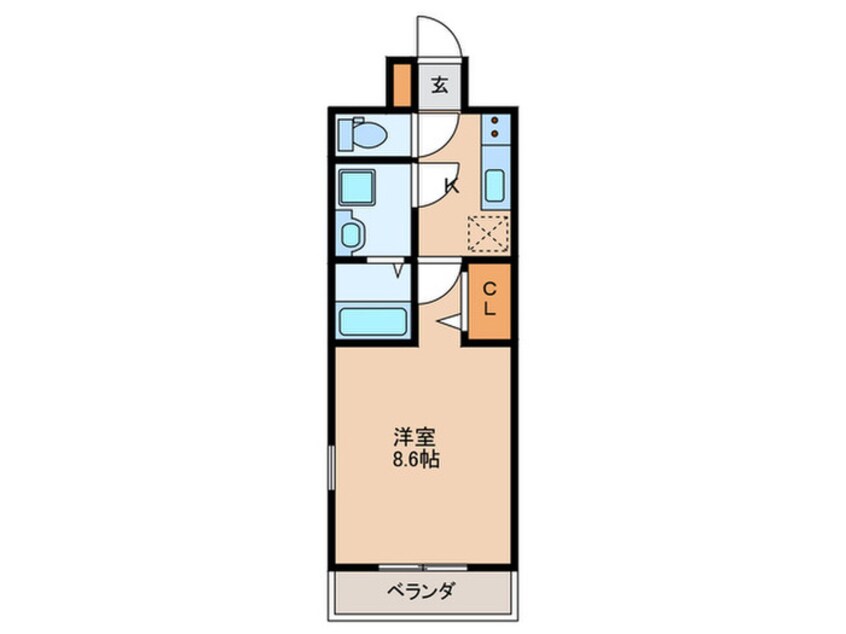 間取図 スプランデッィッド京橋EAST