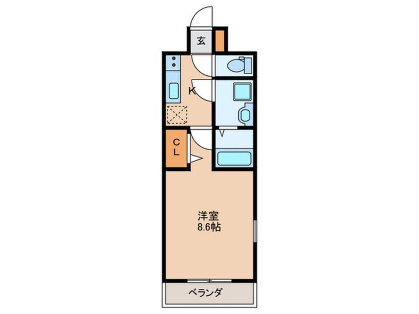 間取図 スプランデッィッド京橋EAST