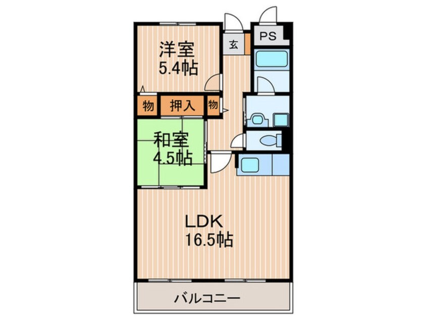 間取図 サンタウン明石ウエスト