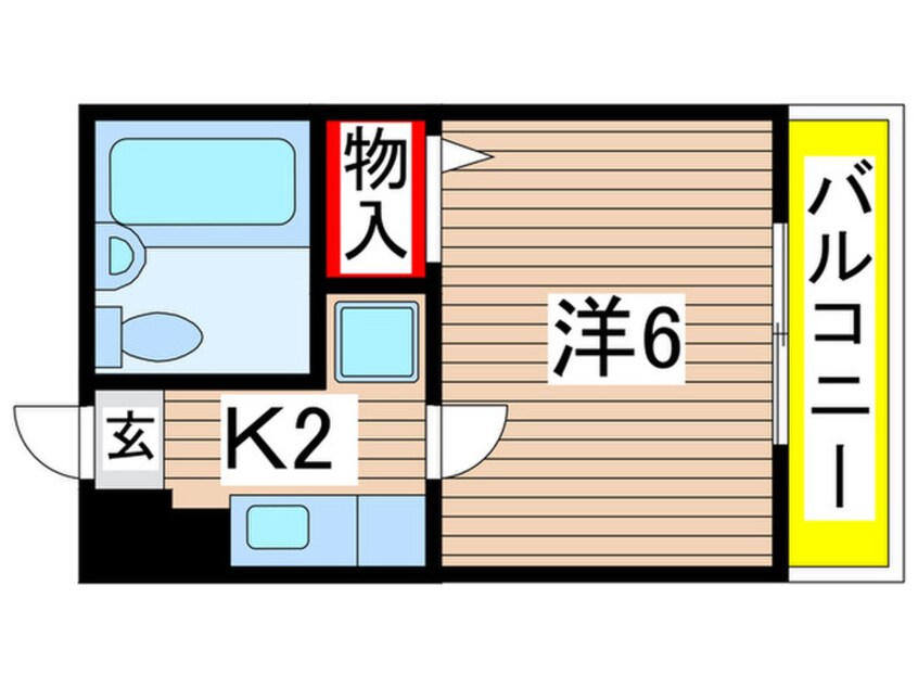 間取図 Ｐａｎａｃｈｅｒ　Ｍｏｒｉ