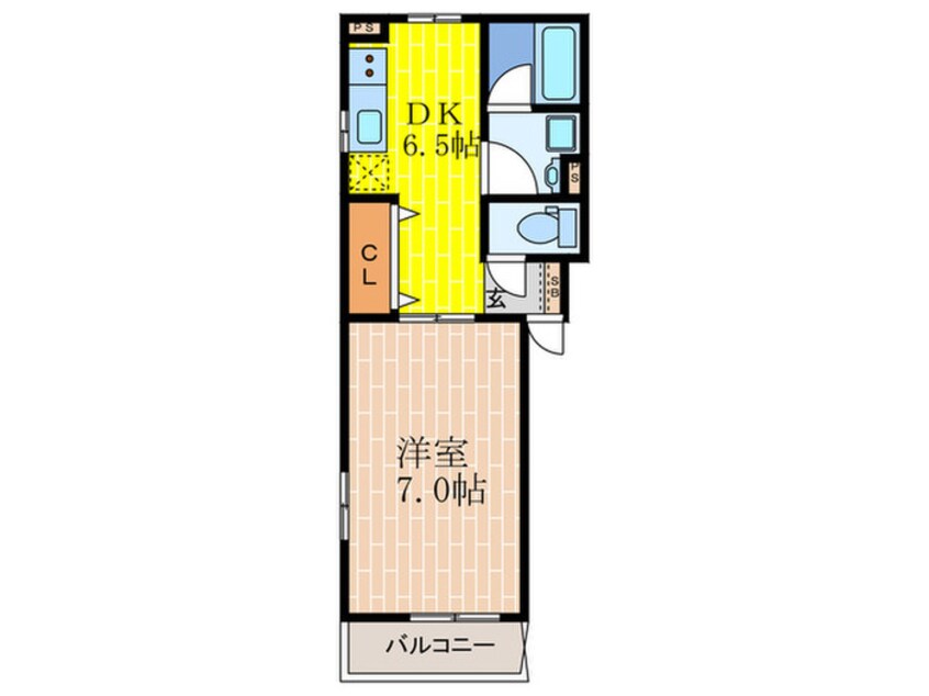 間取図 KTIレジデンス湊川Ⅱ
