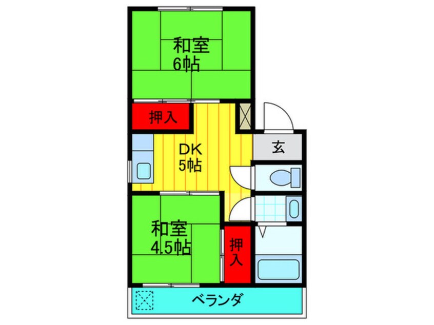 間取図 新池谷ハイツ